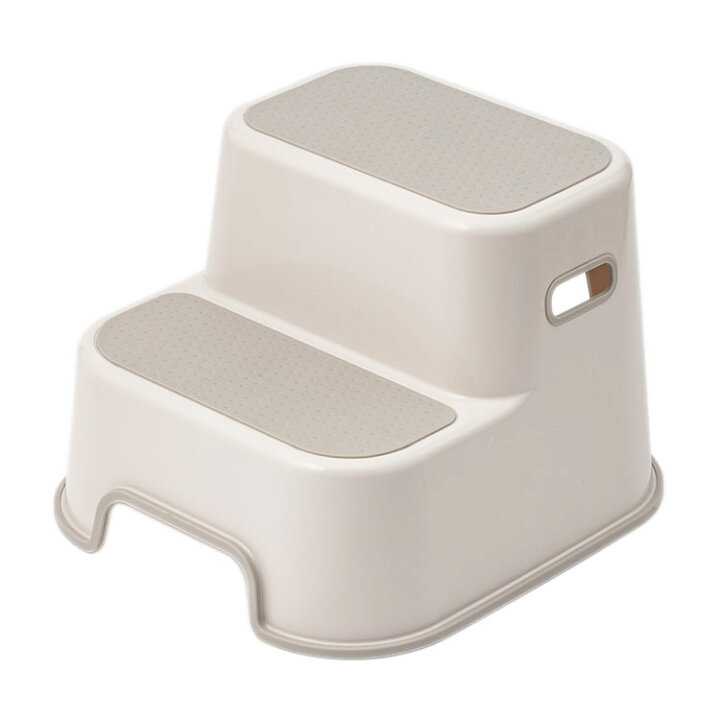 楽天市場 Keyuca公式店 ケユカ 滑り止め付 キッズ2段ステップ 雑貨 子供用 キッズ 踏み台 ステップ台 無地 シンプル おしゃれ キッズステップ 子供 子ども こども ステップ トイレ 洗面所 子供用踏み台 キッチン 2段 すべり止め 滑り止め 台所 踏台 プラスチック