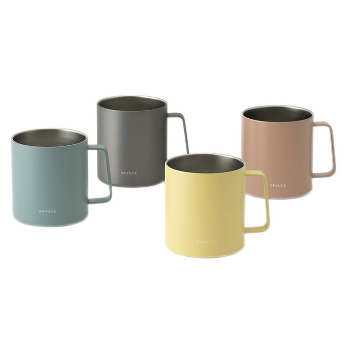 Keyuca公式店 ケユカ Beil ステンレスマグ 370ml マグカップ おしゃれ ステンレス コップ ブラック レディース ピンク メンズ マグ 保冷 真空 結婚祝い カップ ステンレスマグカップ 真空断熱マグ コーヒーカップ かわいい 男性 コーヒー キャンプ 大きい Product