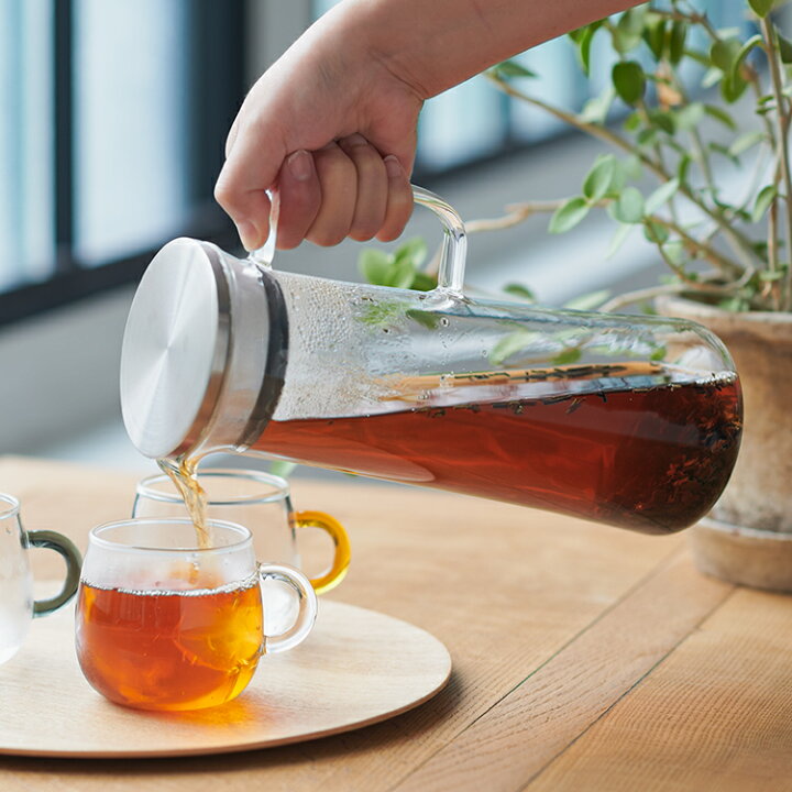 楽天市場 Keyuca公式店 ケユカ Neotto Iii 耐熱ガラスジャグ ガラスピッチャー 耐熱 麦茶ポット サーバー 耐熱ガラス 茶こし付き おしゃれ シンプル デザイン 結婚祝い 引越し祝い プレゼント ピッチャー ガラス 紅茶 ガラスポット ポット お茶ポット 水出し