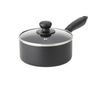 【KEYUCA公式店】ケユカ Kuroma IH片手鍋 16cm[調理器具 キッチン用品 IH対応 ガス火対応 蓋付き 無地 シンプル おしゃれ 片手鍋 IH鍋 鍋 お鍋 なべ 持ち手 持ち運び ガス火 IH 煮物 新生活 新生活応