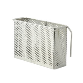 【KEYUCA公式店】ケユカ colva カトラリーポケットL[ステンレス キッチン用品 水切りかご 水切りラック シルバー カトラリーポケット 水切りカゴ ステンレスカゴ 便利グッズ キッチングッズ 水切りポケット 水切り カトラリー カトラリースタンド] 【グッドプライス】