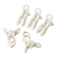 【KEYUCA公式店】ケユカ AST竿ピンチ 5個入り [洗濯ばさみ 洗濯バサミ ずれ防止 洗濯用品 シンプル おし…