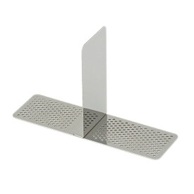 【KEYUCA公式店】ケユカ colvaディバイダ?（仕切り） Lサイズ[カトラリーポケット 仕切り ステンレス 専用パーツ シンプル カトラリースタンド 水切り 箸立て ステンレス水切り ツールスタンド 水切りポケット パーツ 仕切りスタンド キッチン収納 キッチン用品 キッチン]
