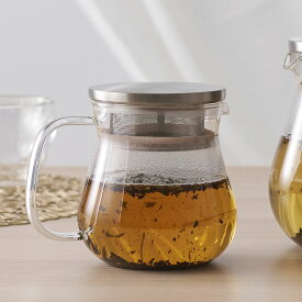 【KEYUCA公式店】ケユカ neotto 耐熱ガラスポット S[ティーポット 耐熱ガラス ガラスピッチャー サーバー 耐熱ポット 茶こし付き おしゃれ シンプル デザイン 結婚祝い 引越し祝い 新生活 プレゼント ガラスポット ガラス 食洗機対応 かわいい 紅茶 透明 ポット 急須]