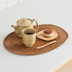 【KEYUCA公式店】ケユカ アタオーバルプレイスマット スカシアミ [ランチマット テーブルマット マット ランチ おしゃれ シンプル 手作り 通販]