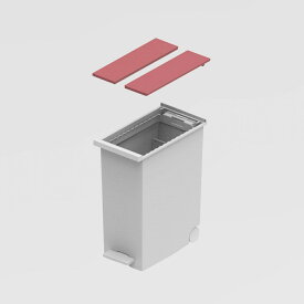 【KEYUCA公式店】ケユカ KEYUCA両開きダストボックス L（27L）専用 フタ 替えパーツ [ゴミ箱 メンテナンス 部品 パーツ 通販]