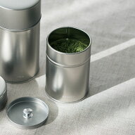 【KEYUCA公式店】ケユカ 生地茶筒 100g[茶筒 かわいい 保存容器 紅茶 シルバー スチール 小さいサイズ キ…