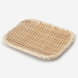 【KEYUCA公式店】ケユカ 角ザル 21cm [うつわ 器 食洗器対応 水切り ざる 盛り付け 下ごしらえ 天然素材 竹製]