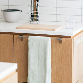 【KEYUCA公式店】ケユカ pico タオルバー 30[おしゃれ シンプル タオル掛け タオルハンガー ふきん掛け ふきんかけ オシャレ タオル干し オリジナル キッチン キッチンタオルハンガー ステンレス キッチン小物 キッチングッズ キッチン雑貨 30cm シンク下 扉 便利グッズ]