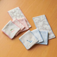 【ラッピング対象】【KEYUCA公式店】ケユカ 抗菌防臭Agキッズデイリーハーフハンカチ 4枚セット 10×20cm…