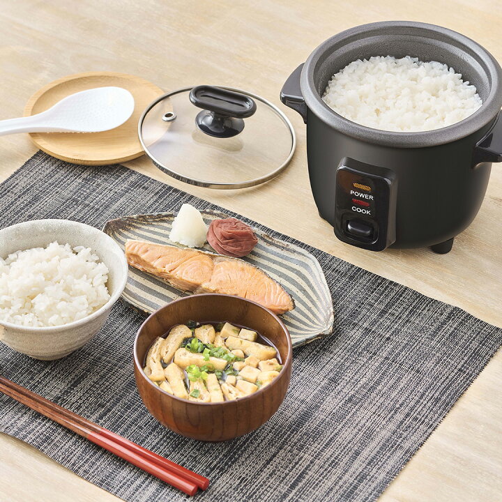 楽天市場】【KEYUCA公式店】ケユカ ガラス蓋で洗いやすいミニ炊飯器 