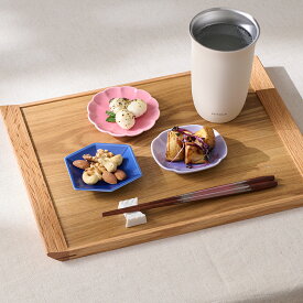 【KEYUCA公式店】ケユカ kulmio お膳 34×24cm ナチュラル[お盆 トレー 木製 無垢材 おしゃれ オシャレ シンプル プレゼント トレイ おぼん ウッドトレイ カフェトレー カフェトレイ カフェ キッチントレイ ウッドプレート ランチョンマット 食器 プレート ランチトレー]