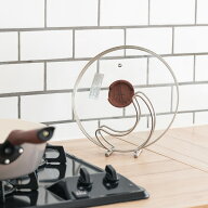 【KEYUCA公式店】ケユカ Lid stand 85[鍋蓋スタンド おしゃれ シンプル デザイン ステンレス キッチン雑…
