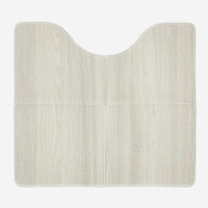 【KEYUCA公式店】ケユカ 拭けるトイレマット木目 抗菌 防カビ 防炎 55×60cm アイボリー [トイレタリー …