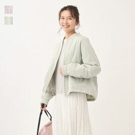 【KEYUCA公式店】ケユカ 【すごナノ撥水】薄綿ジップブルゾン[レディース アウター ブルゾン 薄綿 撥水 防汚 春 オーバーサイズ おしゃれ 30代 40代 50代 洗える ウォッシャブル 通販]
