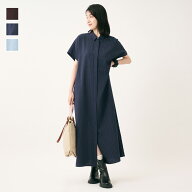 【KEYUCA公式店】ケユカ 【すごナノ撥水】リネンライクストライプシャツワンピース[レディース ワンピー…