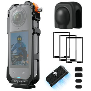Max10%OFF�z�z��!! K&F Concept insta360 X5�p �P�[�W �J�����p�}�E���g �t���[�� �ی�u���P�b�g �}���`�@�\�P�[�W �g���\ �ȒP���t�� CNC���H �S�ʕی� �h���X�|���W�t�� �A���~������ �O�r/���B