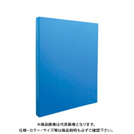 セキセイ クリヤーファイル高透明A4S40ポケット KP-2514-10 ブルー