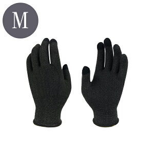 BTタッチパネル対応 蓄熱インナーグローブ Mサイズ ブラック おたふく手袋 JW-145