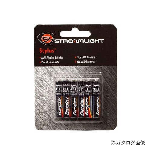 ストリームライト 商い STREAMLIGHT 65030 定番から日本未入荷 スタイラス用電池 単6 6本入 x