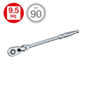 KTC 9.5sq. �t���b�N�X�����O���`�F�b�g�n���h�� 90���M�A BR390FL