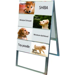 【送料別途】【直送品】TOKISEI カードケーススタンド看板 A4横16両面ハイ CCSKA4Y16RH