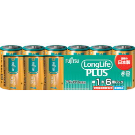 富士通 アルカリ乾電池単1 Long Life Plus 6個パック LR20LP(6S)