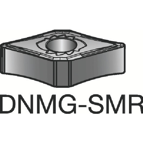 サンドビック T-Max P 旋削用ネガチップ(110) S05F 10個 DNMG 15 04 12-SMR:S05F：工具屋「まいど！」