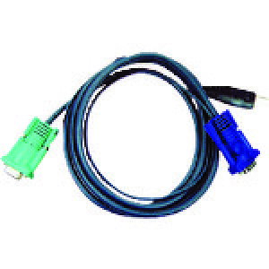 ATEN USB KVMP[u SPHD^Cv 1.8m 2L-5202U