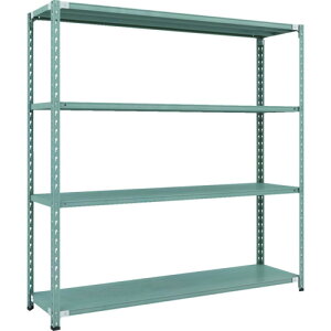 【送料別途】【直送品】TRUSCO CB型セミボルトレス軽量棚 1800X450XH1800 4段 グリーン CB-6644-GN