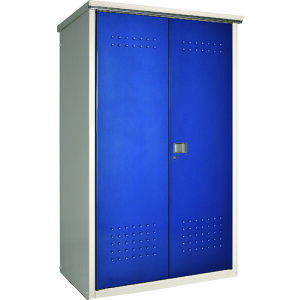 【送料別途】【直送品】タクボ 小型物置 グランプレステージ ドアーズ 開き戸タイプ ディープブルー 1120×900×1900 HM-119ATDB