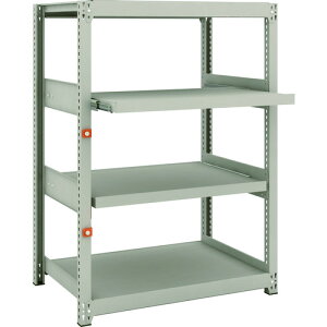 【送料別途】【直送品】TRUSCO スチールラック M2型軽中量棚 860X600X1200 2段 スライド2段 単体 M2-4362M2