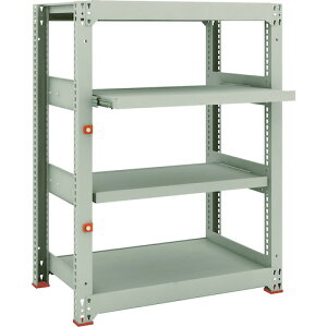 【送料別途】【直送品】TRUSCO スチールラック M3型中量棚 900X571XH1200 2段 スライド2段 単体 M3-4362M2