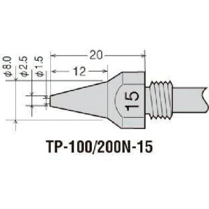 �O�b�g �փm�Y���`�b�v��1.5mm (1�{=1PK) TP-100N-15