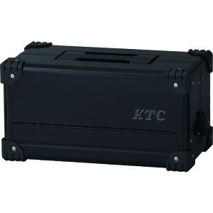 KTC スチール製工具箱 両開きメタルケース(ブラック) 間口440×奥行233×高さ230mm EK-10AGBK