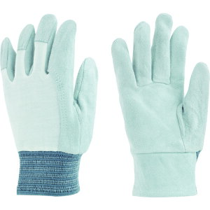 トワロン 牛床革手袋 甲メリヤス (12双入) 105-X