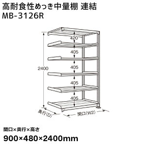 yʓrzyizTJG SAKAE ϐH߂ʒI (300kg/iEAE6i) Ԍ900×s480×2400mm MB-3126R