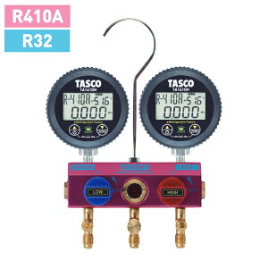 �^�X�R TASCO R32 R410A�p �{�[���o���u���f�W�^���Q�[�W�}�j�z�[���h �{�� TA122DH