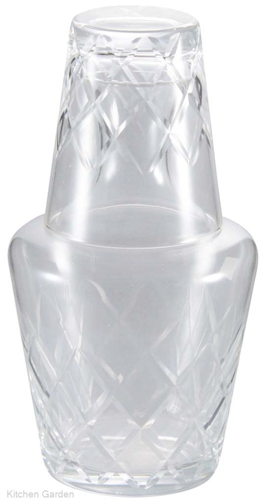 人気を誇る ドリンクピッチャー 新作アイテム毎日更新 ガラス製 小矢来 冠水瓶 600cc YR-40S .