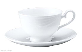 アミューズホワイト　高台コーヒー碗　BA200-870[ コーヒー レンジ 珈琲 : 食洗機対応 電子レンジ対応 ]