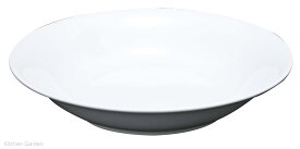 ファッションホワイト　19cm　スーププレート　FM900-220 [ 洋食器 スープ皿 スープ プレート レンジ 食器 皿 : 食洗機対応 電子レンジ対応 ]