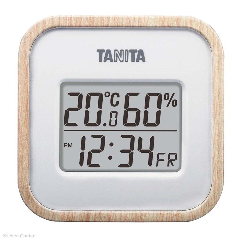 《週末限定タイムセール》 爆売りセール開催中 タニタ デジタル温湿度計 ナチュラル TT-571-NA