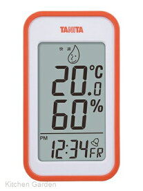 デジタル温湿度計　TT-559　オレンジ[ 温湿度計 温度計 湿度計 デジタル : ].【 タニタ 】