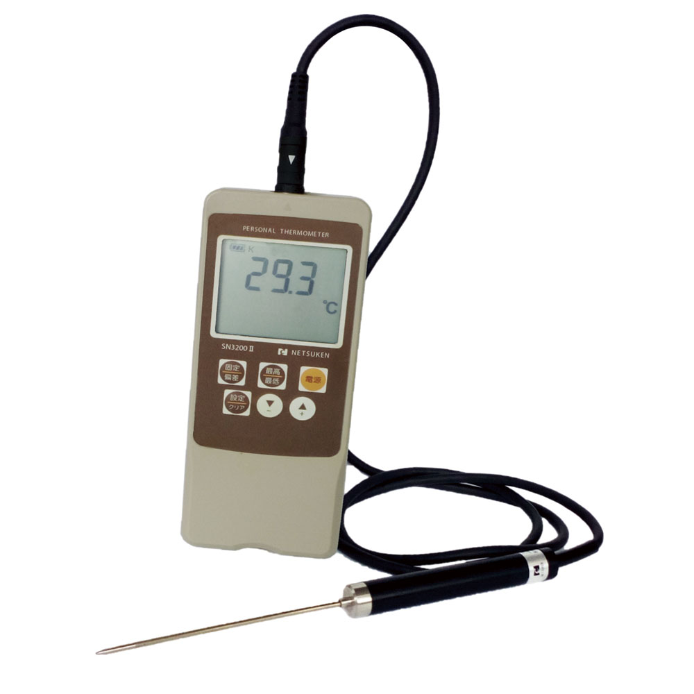 防水型デジタル温度計 パーソナルサーモM SN3200II（センサー付）