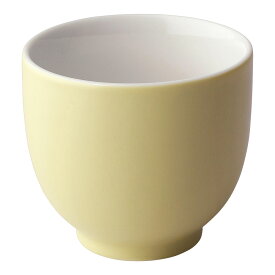 Qティーカップ（サテン）　520DEW　レモングラス[ レンジ グラス カップ レモン れもん 檸檬 : 食洗機対応 電子レンジ対応 ]
