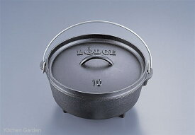 LODGE(ロッジ)　キャンプオーヴン　10インチ　L10CO3　 キャンプ オーブン 調理食器 ダッチオーブン 食器 :