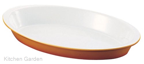 グラタン皿 デポー ストア 耐熱オーブン皿 グリル食器に シェーンバルド 茶 オーバルグラタン皿 1011-42B ツバ付