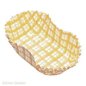 紙カップ　ココケース小判型（500枚入）　7号　黄 [ 料理用 小分け ケース お弁当 おかず カップ フードケース フードカップ 弁当 料理 : 紙 ]