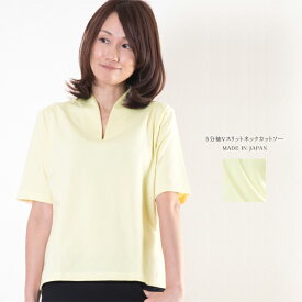 楽天市場 五分袖 サイズ S M L 3l Tシャツ カットソー トップス レディースファッションの通販