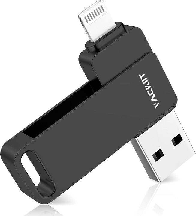 楽天市場】Vackiit ブラック 128GB「MFi認証取得」 usbメモリusb 